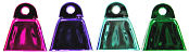 Small Colored Cow Bells