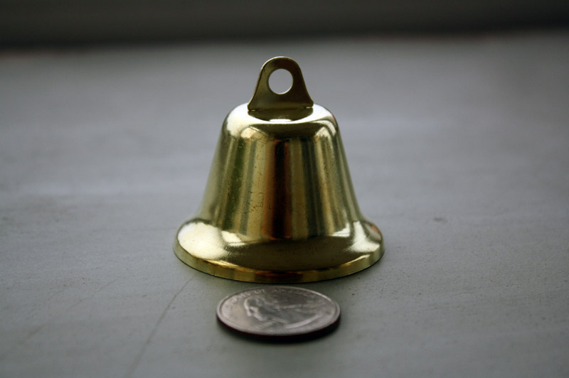 60PCS 26mm/1inch Gold Bells Mini Liberty Bells for Crafts Favor Decorating  and Making Wind Chimes