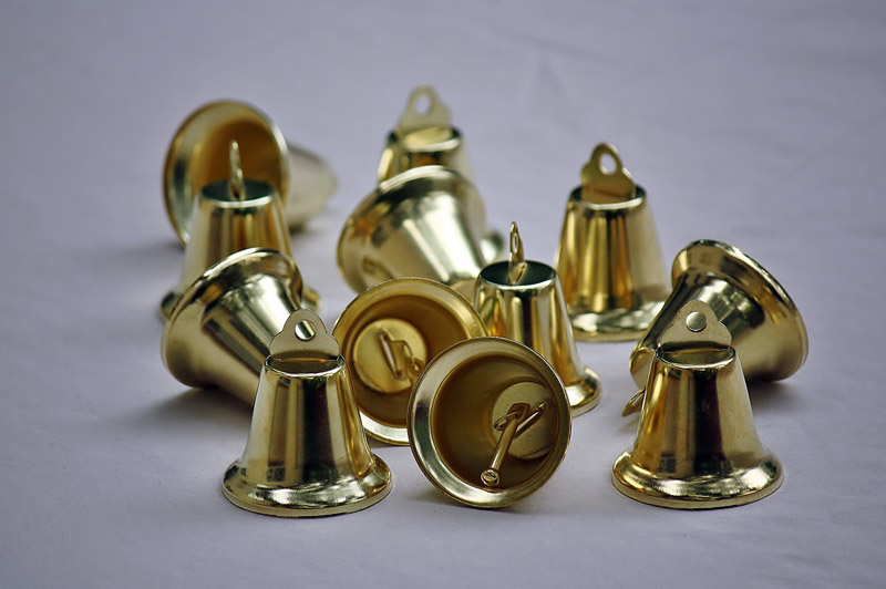 Large Gold Bells - Craft Bells