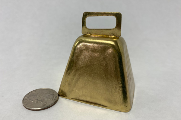 Small Gold Cow Bell