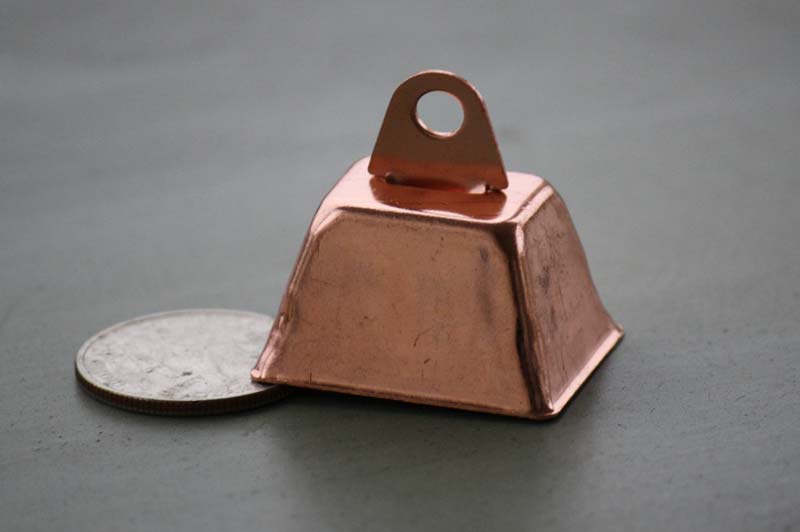 DIY Small Bells, 0.79 Inch 15pcs, Craft Copper Bells Bulk DIY