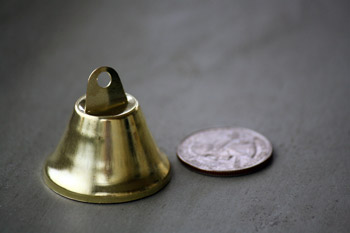 HobbyHerz 100 pieces small bells for crafting, mini bells/bells made of  brass. : : Home & Kitchen