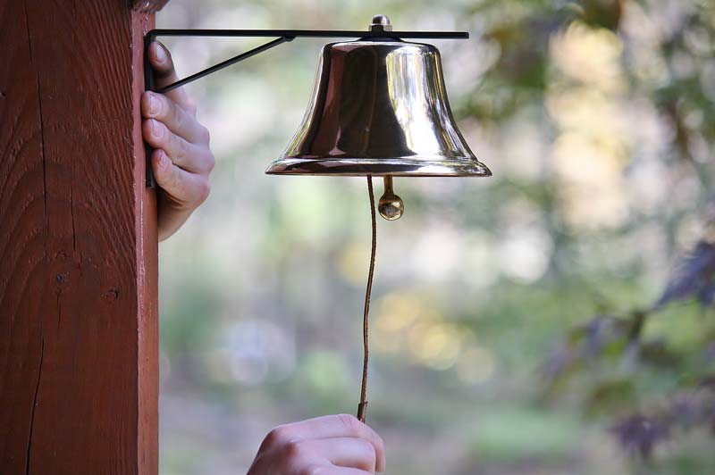 Hand Crafted Brass Bells Copper Plated Mini Hanging Bells for Ornament –  IndiBellStudio