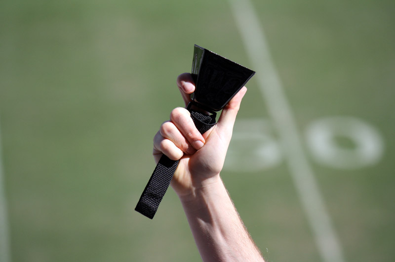 Black Football Cowbells