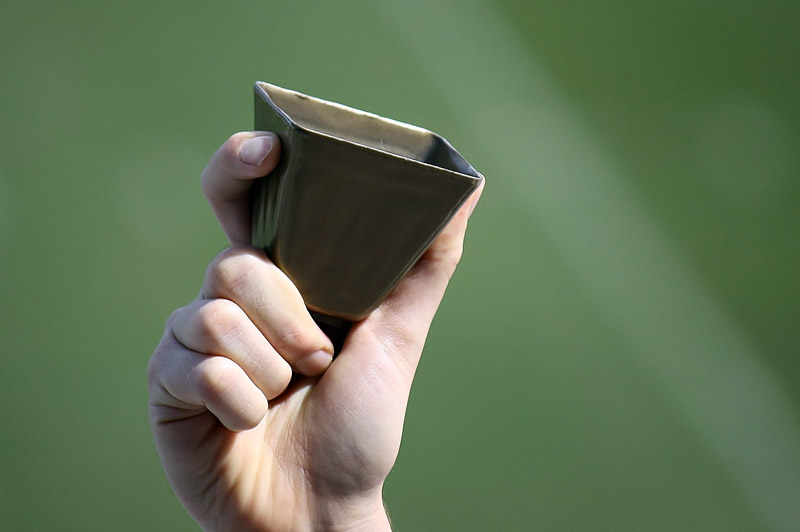 Gold Football Cowbells