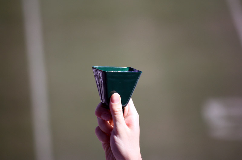 Green Football Cowbells