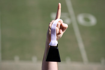 Black Football Cowbells