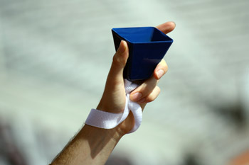 Blue Football Cowbells