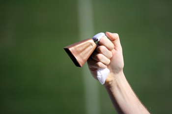 Copper Football Cowbells