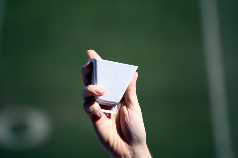 White Football Cowbells