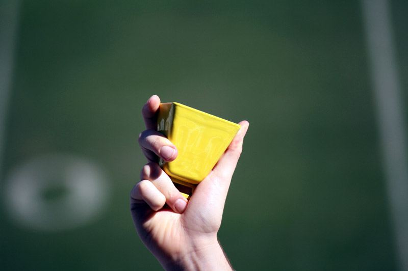 Yellow Football Cowbells - Cowbells For Sporting Events